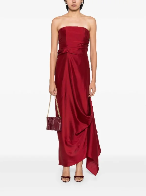 Women's Functional Outdoor Garments Caravaggio Dress In Rouge