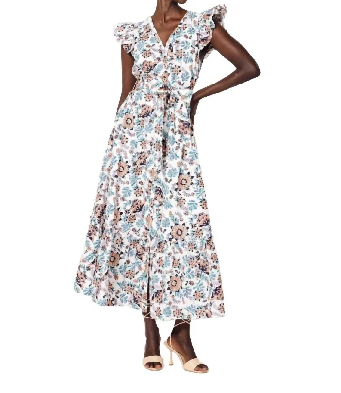 Must-Have Styles Noricel Ankle Dress In Miramonte Print