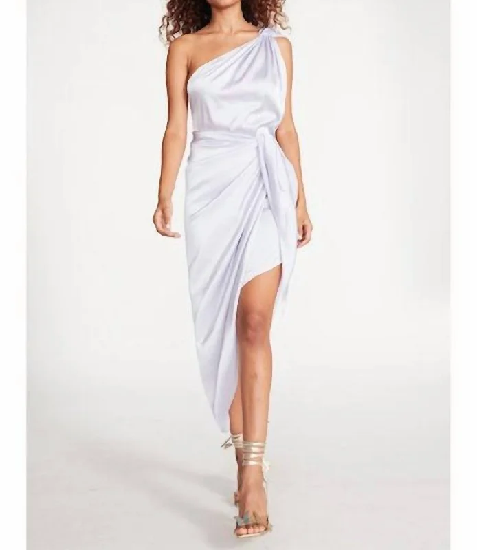 Vintage-Inspired Garments Whitney Dress In Pastel Lilac