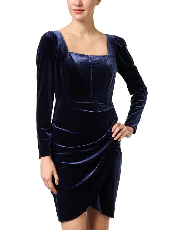 Women's Casual Apparel For Weekends Shoshanna Soho Stretch Velvet Dress