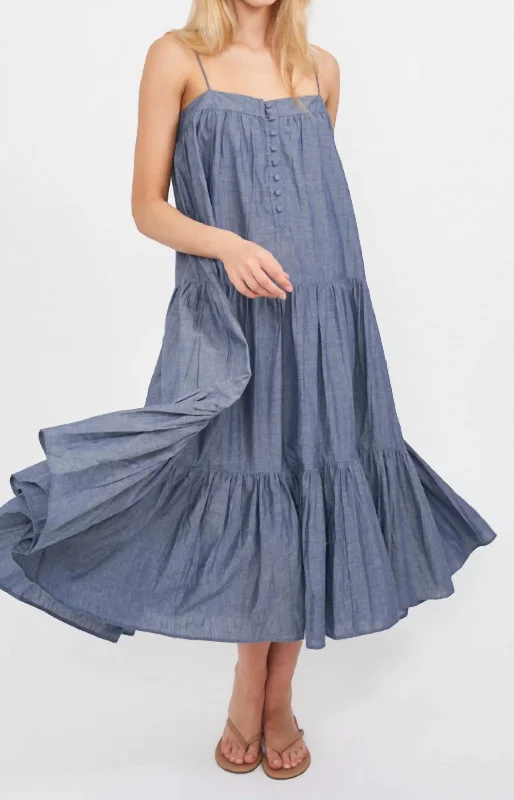 Sophisticated Fashion Camille Dress In Blue