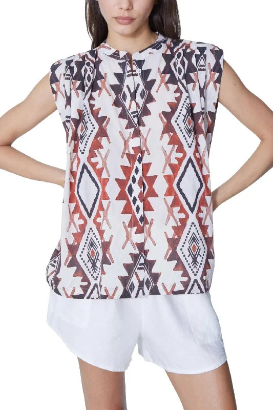 Athleisure Wear Ortiz Fany Sleeveless Shirt In Mix 1