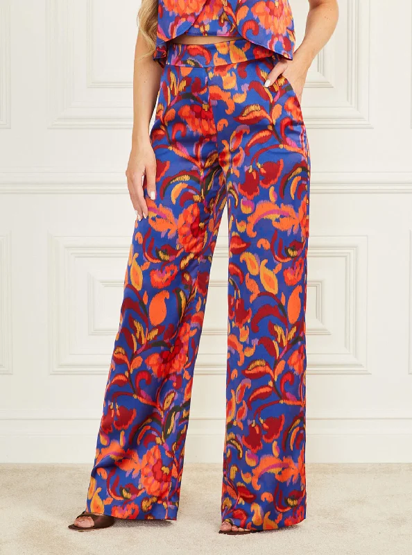 Women's Wedding Apparel Marciano Betty Blue Printed Pants