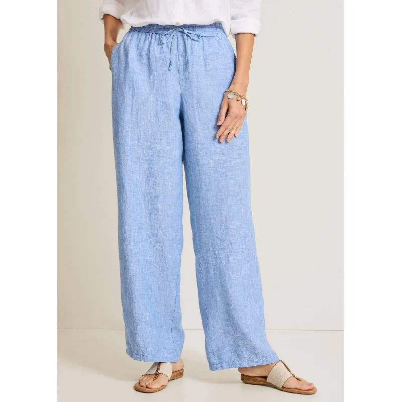 Women's Professional Garments Tommy Bahama Women's Two Palms Easy Linen Pants - Buccaneer Blue