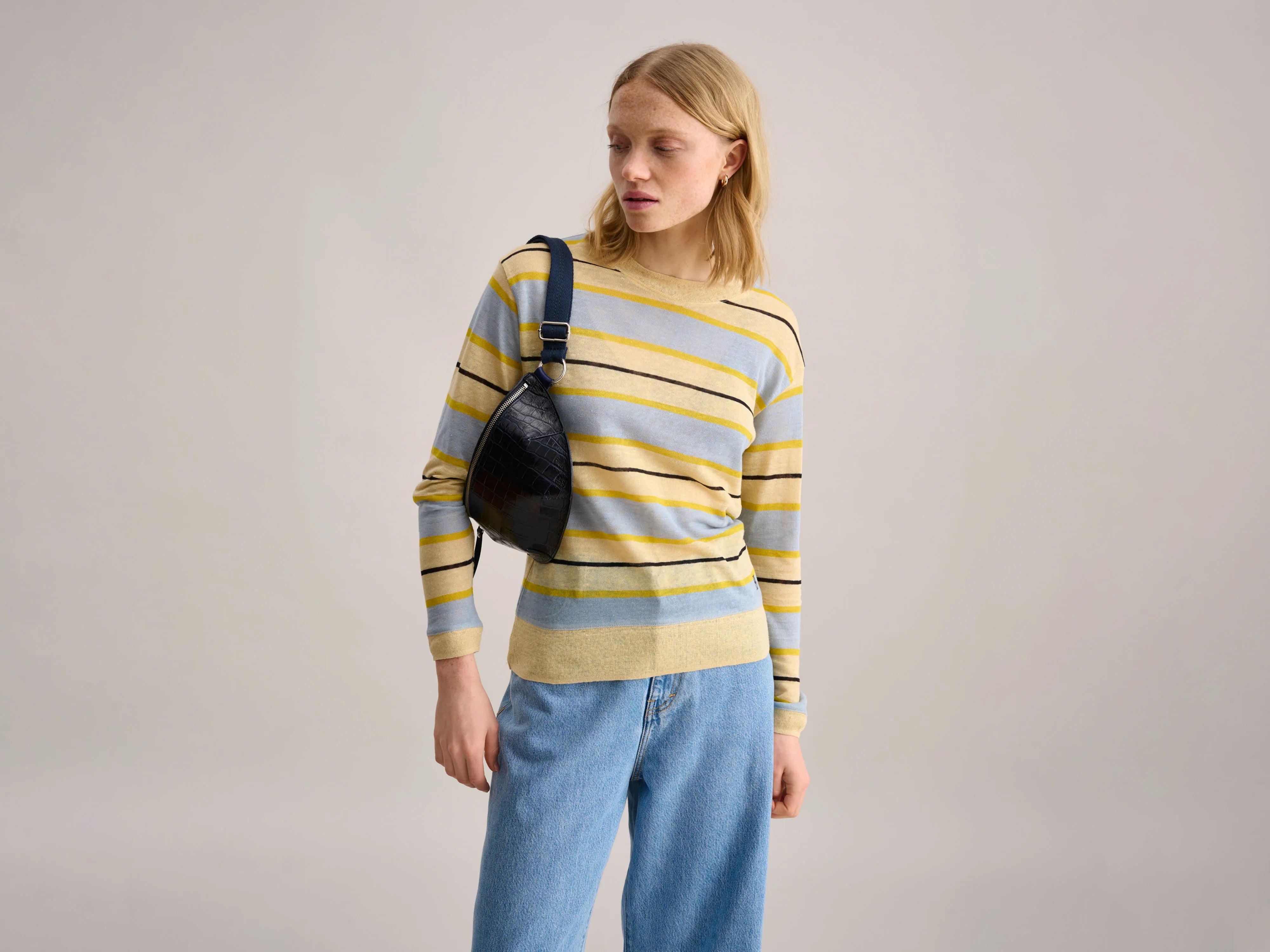 Vintage-Inspired Garments Senia T-Shirt (232 / W / STRIPE C)