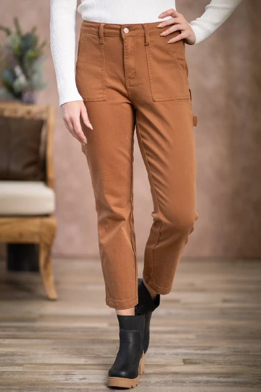 Fashion Essentials Judy Blue Camel Carpenter Pants