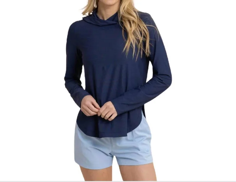 Women's Clothing Sale Linley Brrr-Illiant Performance Hoodie In Navy