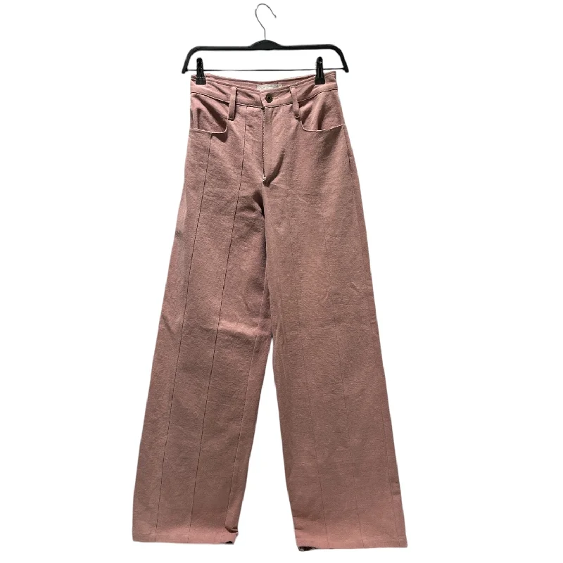 Women's Formal Apparel .NIBGNUS/Bootcut Pants/1/Cotton/PNK/