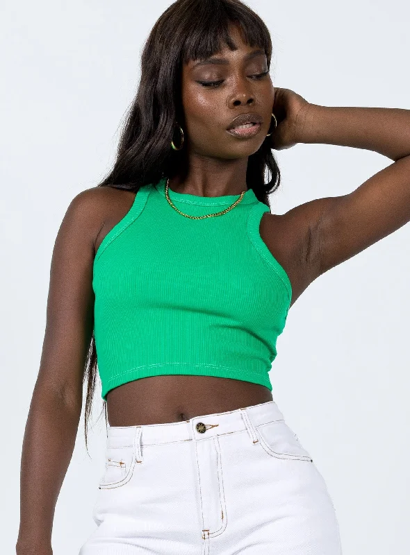 Women's Resort Attire Vinny Tank Top Green