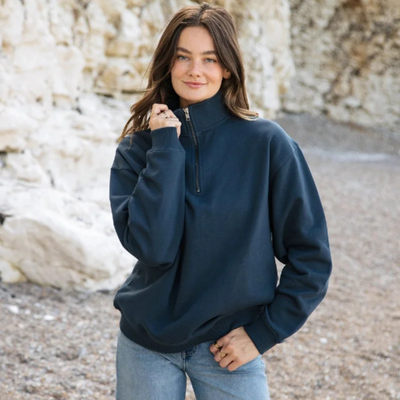 Clothes Of Woman Women's 1/4 Zip Sweatshirt