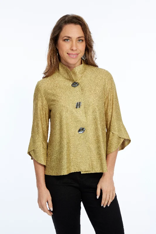 Stylish Loungewear for Women Women's Gold Mesh Jacket Vaya LIOR