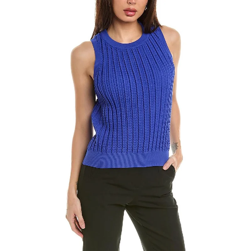 Workwear Fashion for Women Womens Textured Viscose Pullover Top