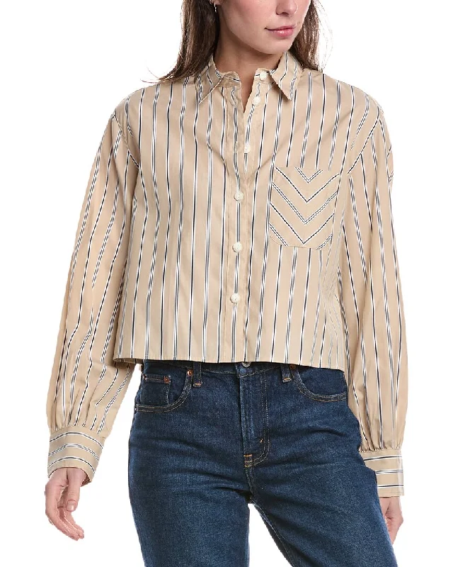 Formal Outfit For Women rag & bone Maxine Cropped Shirt