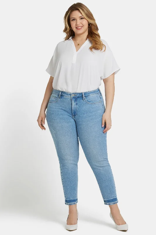 High Street Women's Fashion for Trendy Shoppers Sheri Slim Ankle Jeans In Plus Size - Riviera Sky
