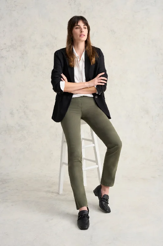 Casual Chic Bengajean® Straight Leg - Dark Olive