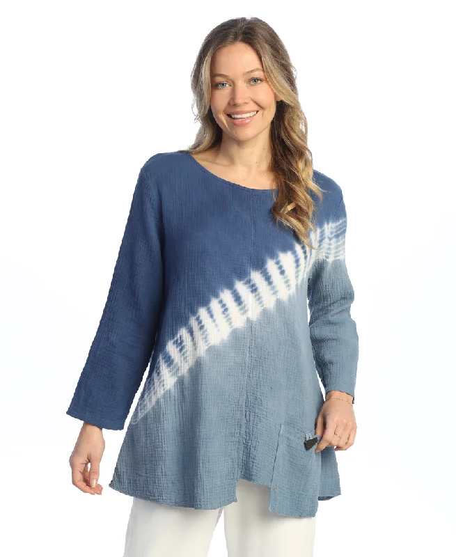 Discount Price "Ascent" Mineral Washed Gauze Tunic - M108-2016