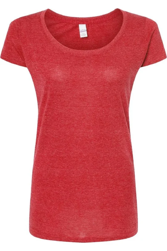 Everyday Women's Fashion Trends Tultex Women´s Poly-Rich Scoop Neck T-Shirt