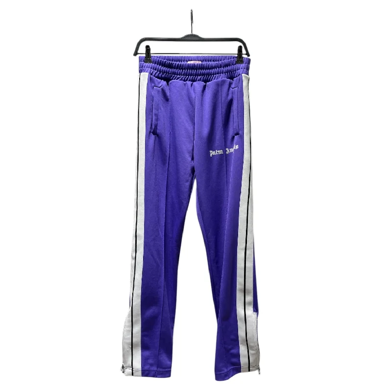 Women's Chic Outerwear Garments Palm Angels/Straight Pants/S/Purple/Polyester/PMCA007S18384008