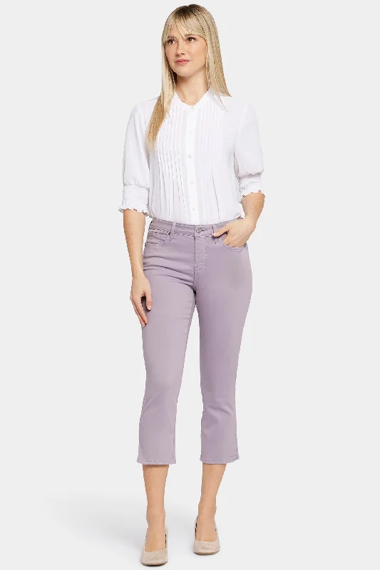 Women's Chic Outfit Chloe Capri Jeans - Lilac Chalk