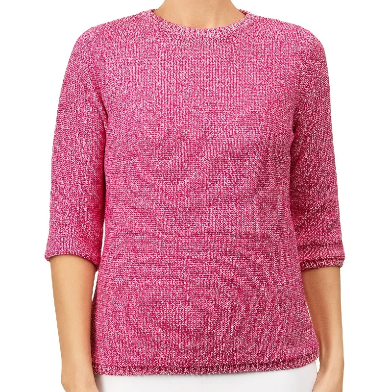 Casual Style for Busy Women Pailletami Pullover in Fuxia