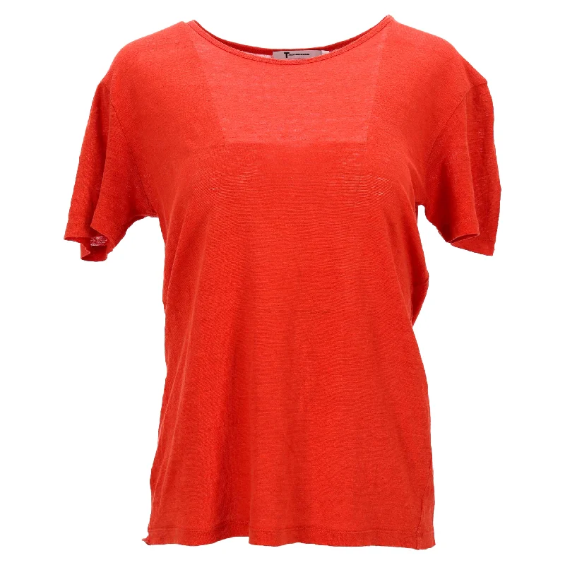 Women's Layered Outfit T by Alexander Wang T-shirt in Red Cotton