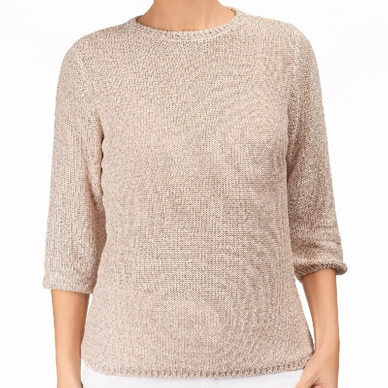 Formal Outfit For Women Pailletami Pullover in Beige