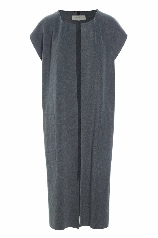 Premium Style LONG VEST - 7169 - GREY