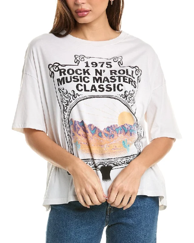 Women's Vacation Outfit Project Social T Classic Rock Perfect BF T-Shirt