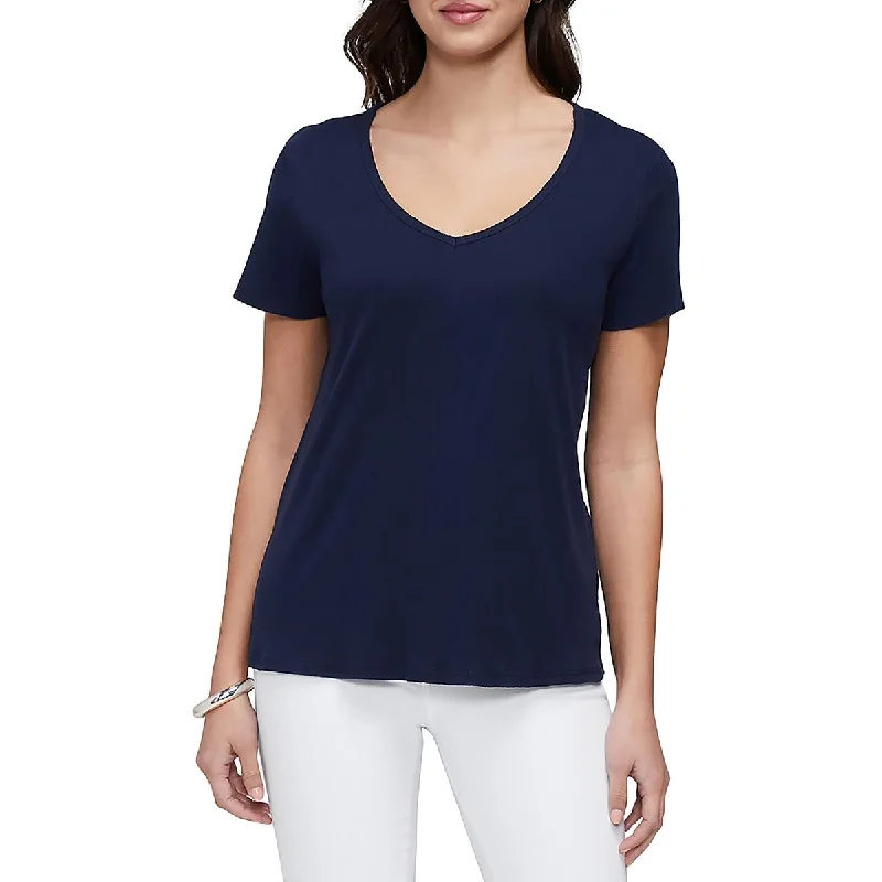 Women's Evening Garments Womens Solid Cotton Pullover Top