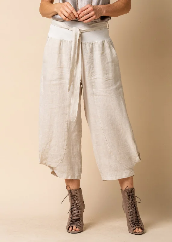 Exclusive Sale Addison Linen Pants in Latte