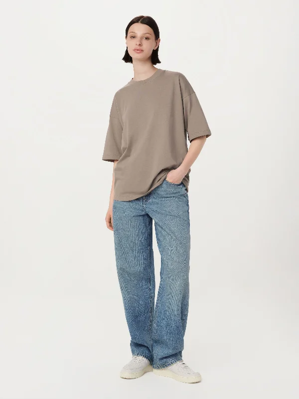 Women's Transitional Outfit The Loose T-Shirt in Taupe