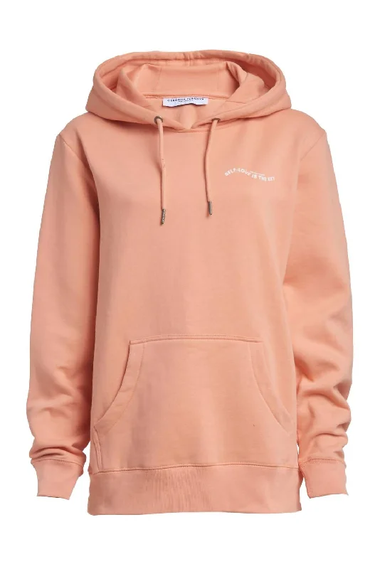 Outfits For Women Women's Organic Cotton Hoodie In Salmon