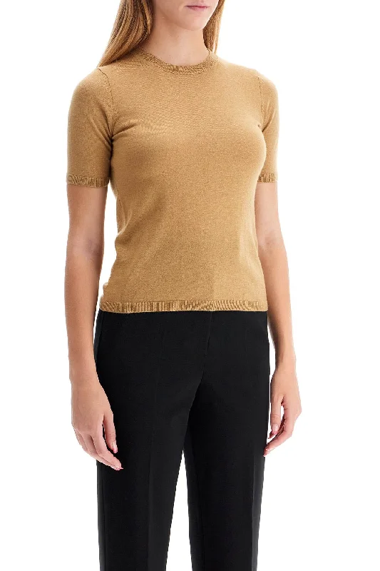 Chic Casual Style Max Mara Short-Sleeved Knit Top 'warren