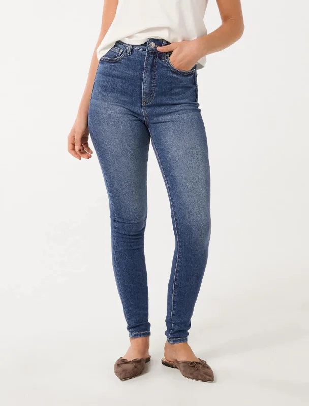 Women's Layered Outfit Mila High-Rise Skinny Jeans