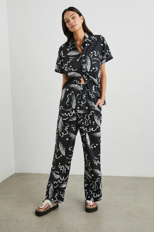 Women's Evening Garments BRENDON PANT - TAHITI NIGHT