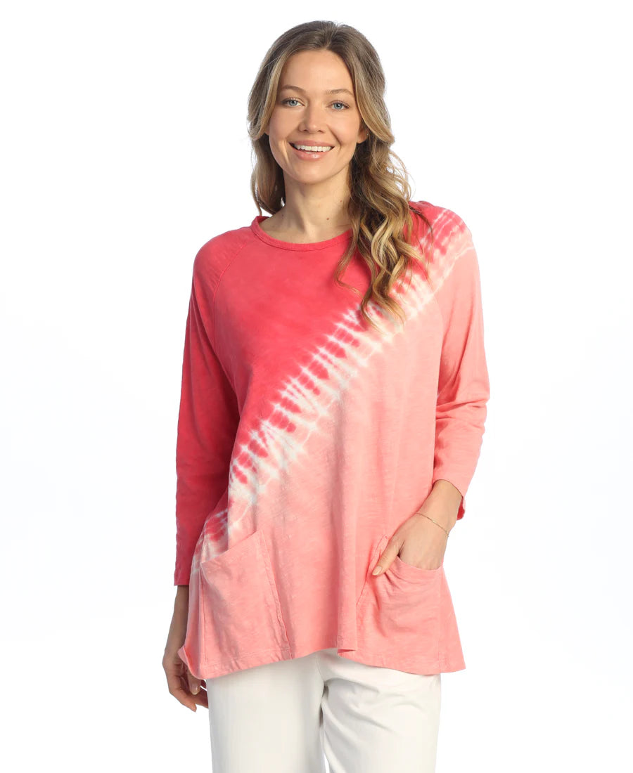 Flash Sales Today "Ascent" Mineral Washed Patch Pocket Tunic Top - M12-2016 DC-SR