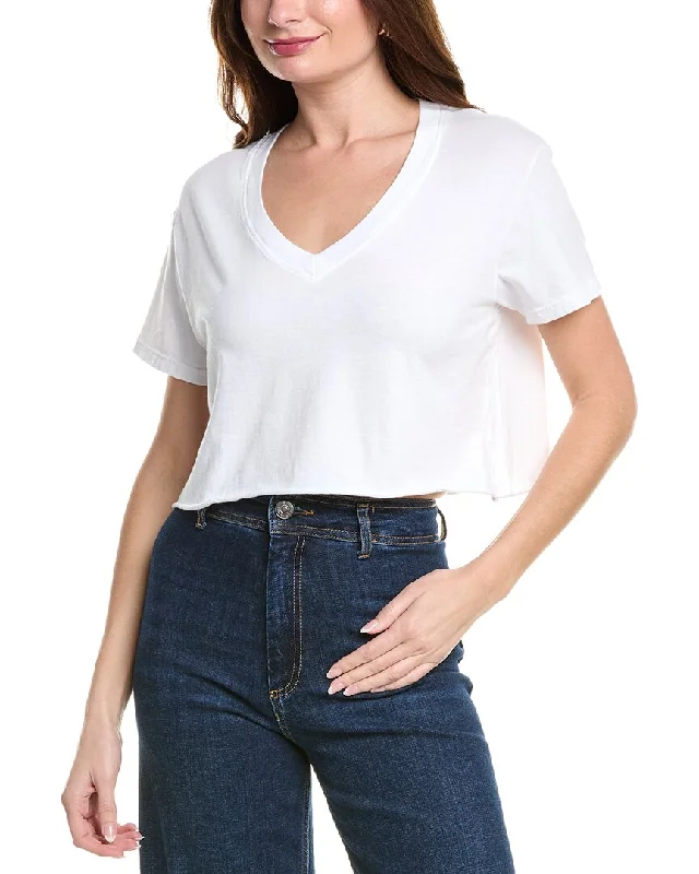 Women's Plus-Size Casual Outfit perfectwhitetee Cropped T-Shirt