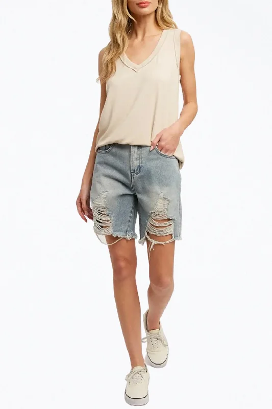 Online Boutiques Essential Ribbed Stretch-Jersey Sleeveless Top In Oatmeal