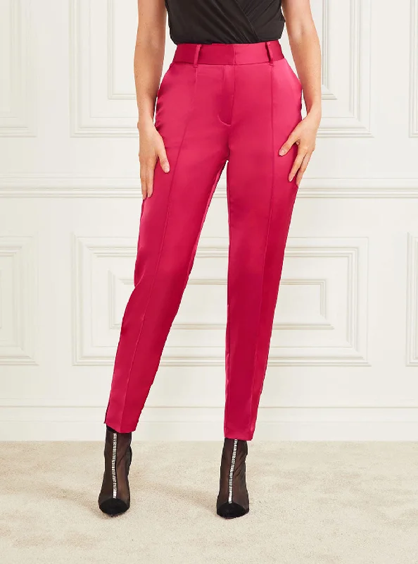 Women's Wardrobe Apparel Marciano Pink Corsage Pant