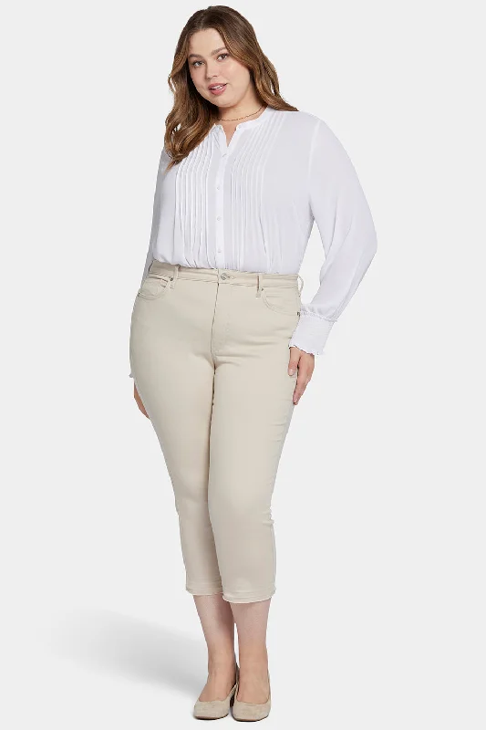 Women's Party Outfit Chloe Capri Jeans In Plus Size - Feather