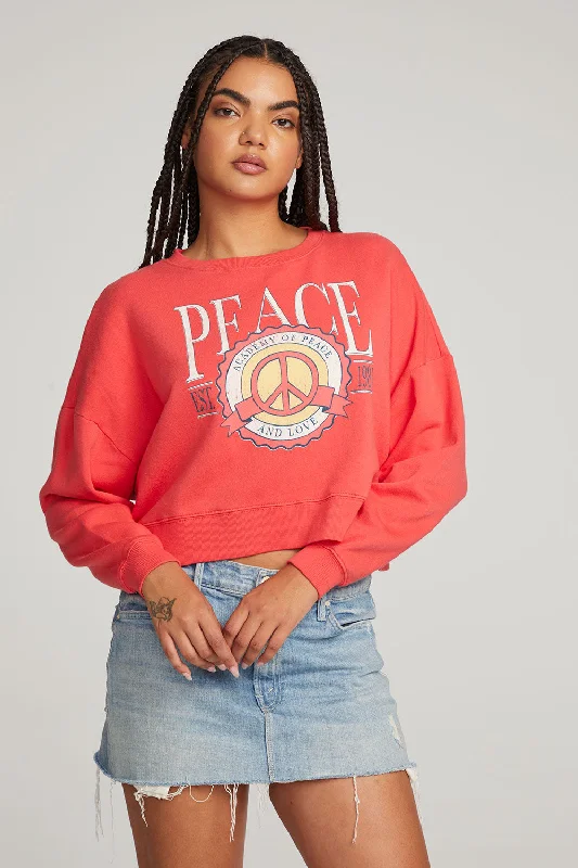 Versatile Women's Fashion Peace Academy Pullover