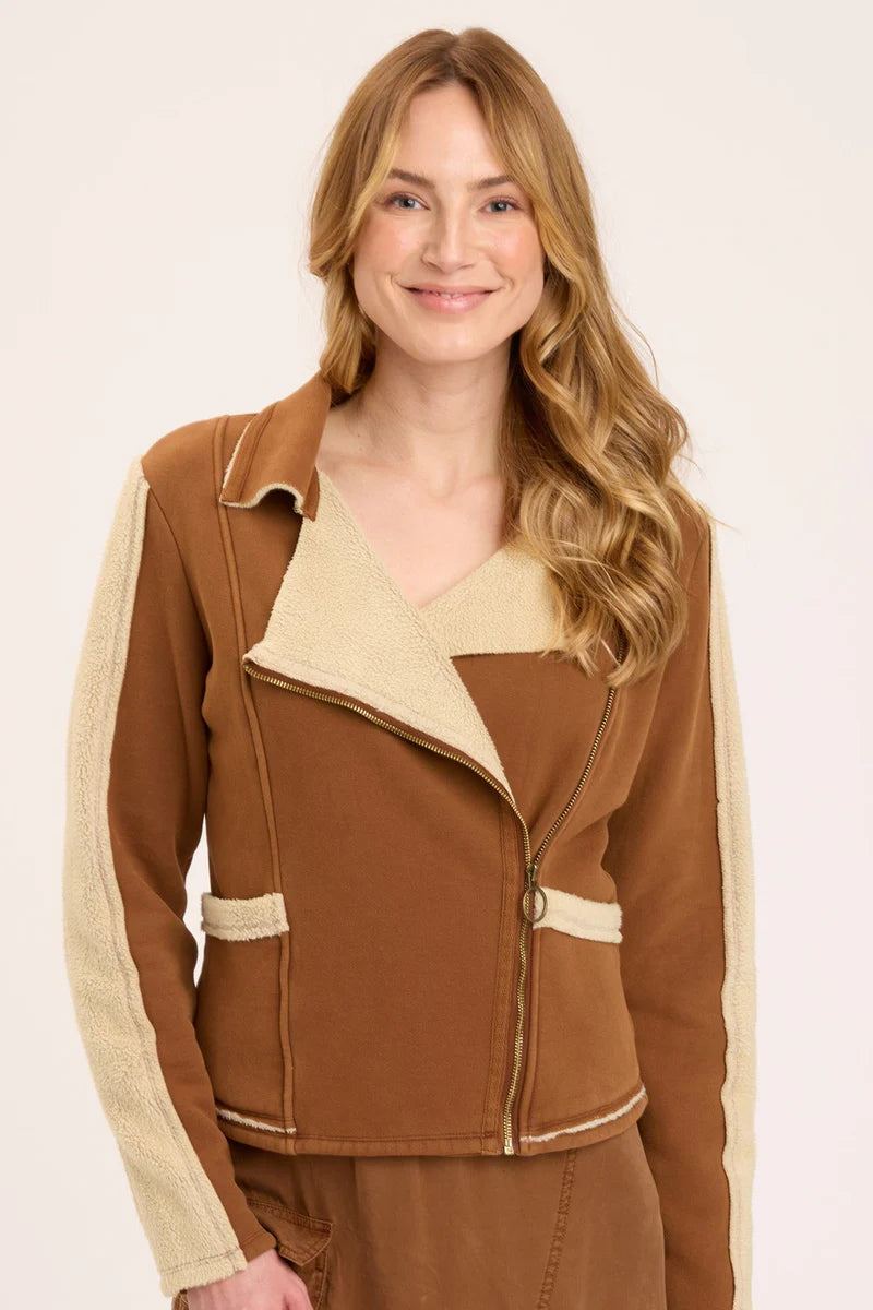 Women's Timeless Attire Hanford Moto Jacket - Rufous Pigment