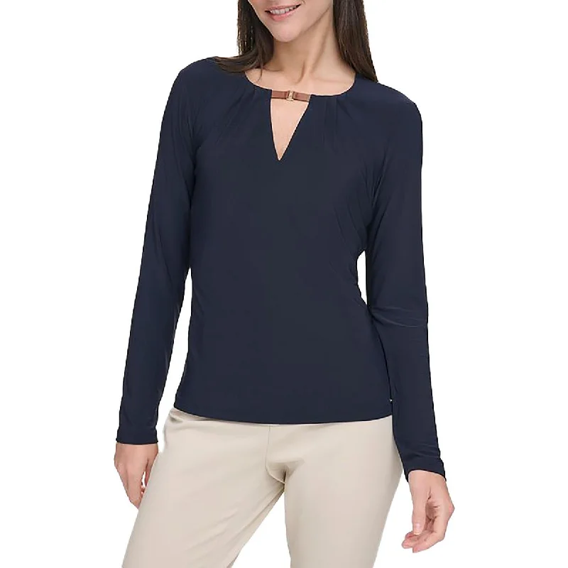 Women's Date Night Outfit Womens Long Sleeve Crewneck Pullover Top