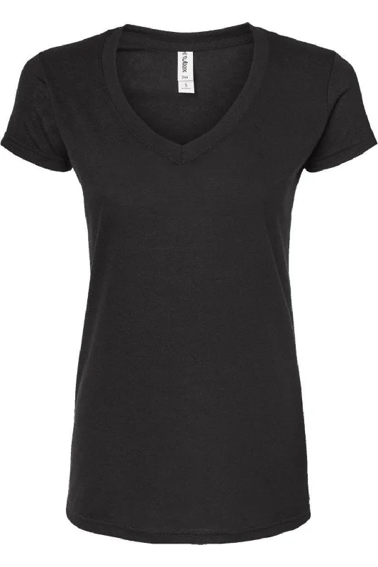 Casual Style for Busy Women Tultex Women´s Poly-Rich V-Neck T-Shirt