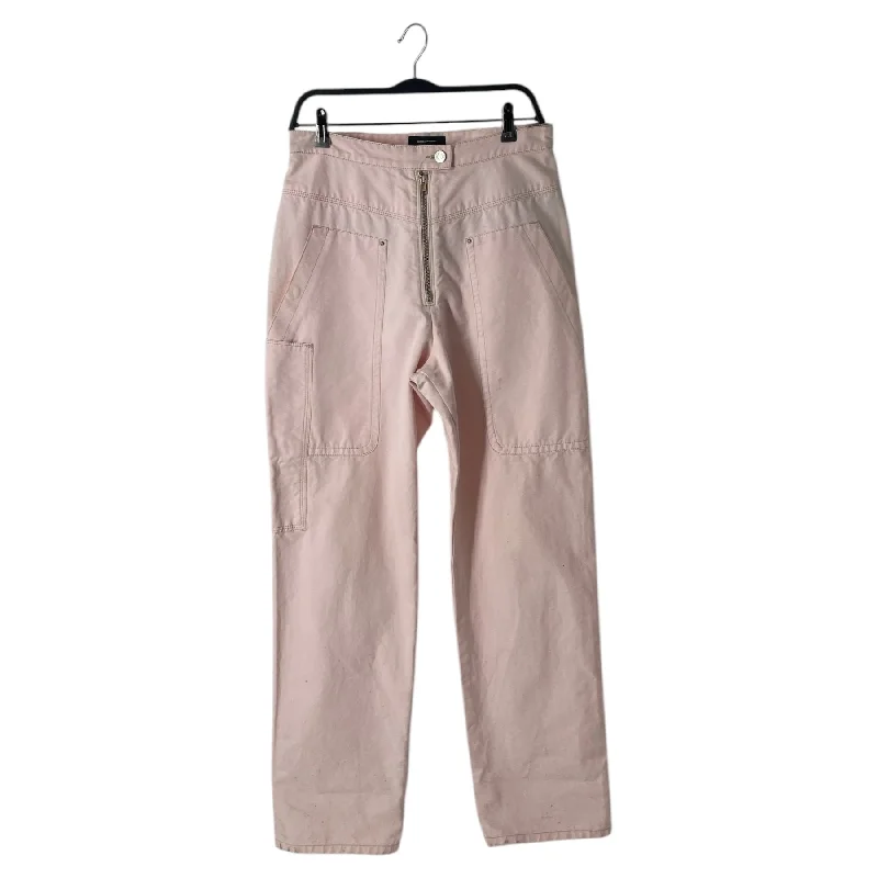 Women's Stylish Professional Garments ISABEL MARANT/Straight Pants/40/Cotton/PNK/CARPNTER PANTS