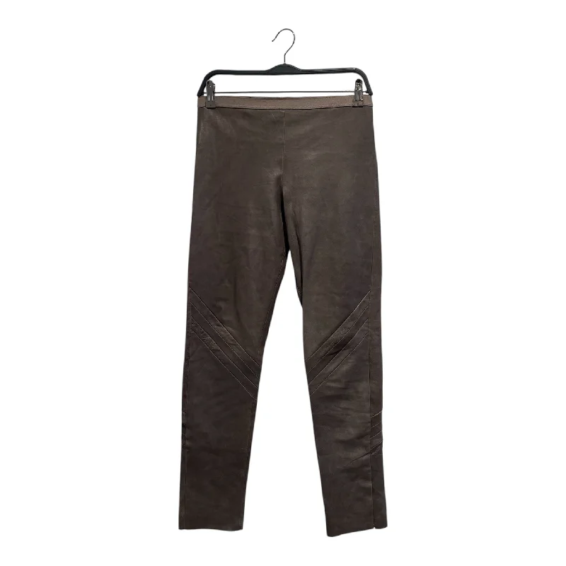 Stylish Women's Apparel Rick Owens/Skinny Pants/Leather/BRW/FW 12