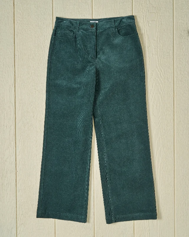 Charming Women's Holiday Apparel Women's Five Pocket Pant in Pine Corduroy