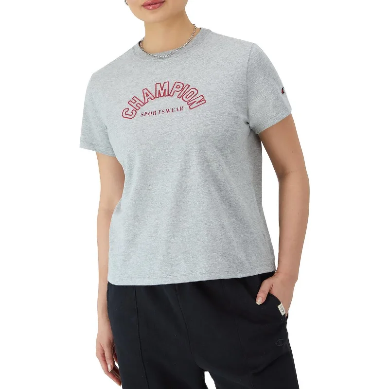 Women's Travel Attire Plus Womens Logo Cotton Pullover Top