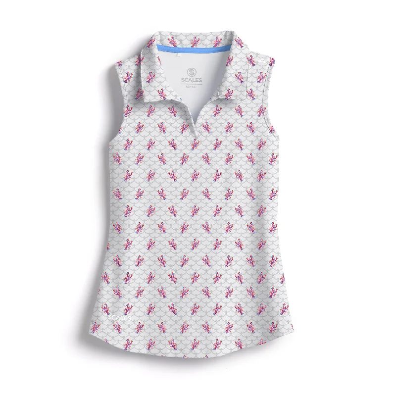 Women's Clothing Online Sale Lobsta Womens Sleeveless Polo