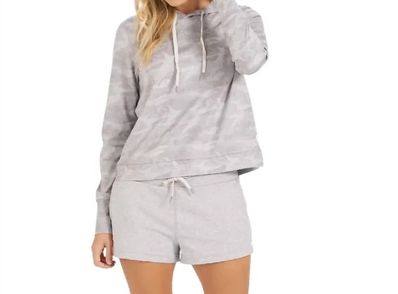 Best Online Boutiques Halo Essential Hoodie In Pale Heather Camo